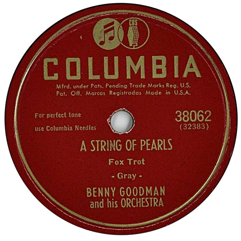 A String of Pearls - Columbia 38062