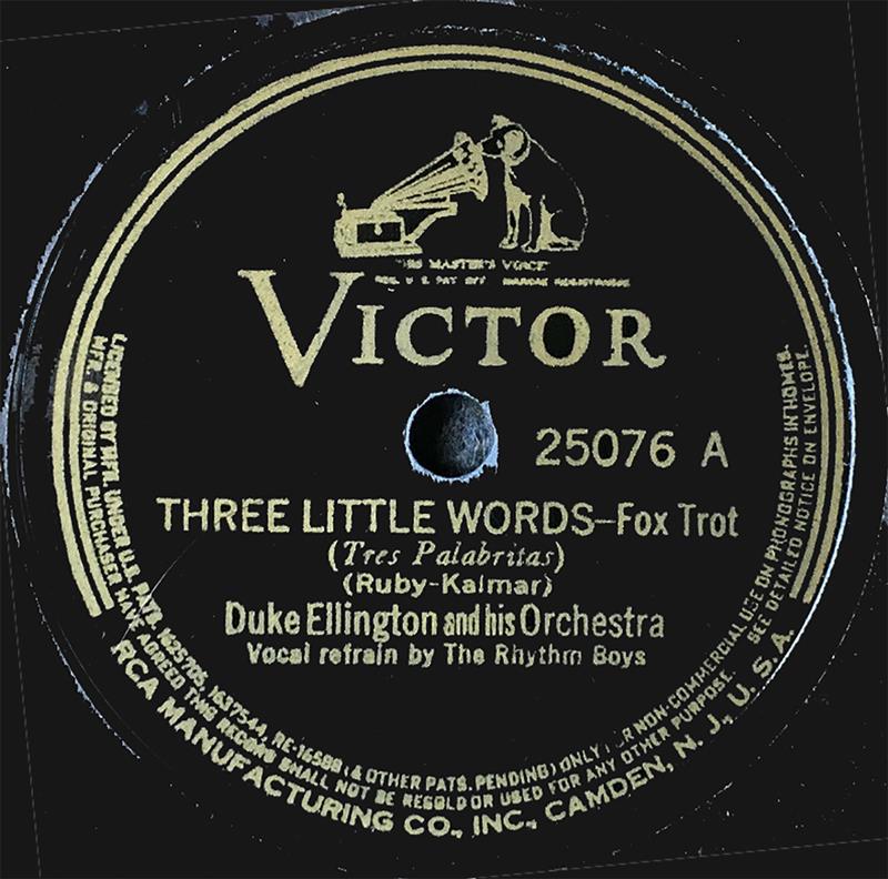 Three Little Words - Victor 25076 A