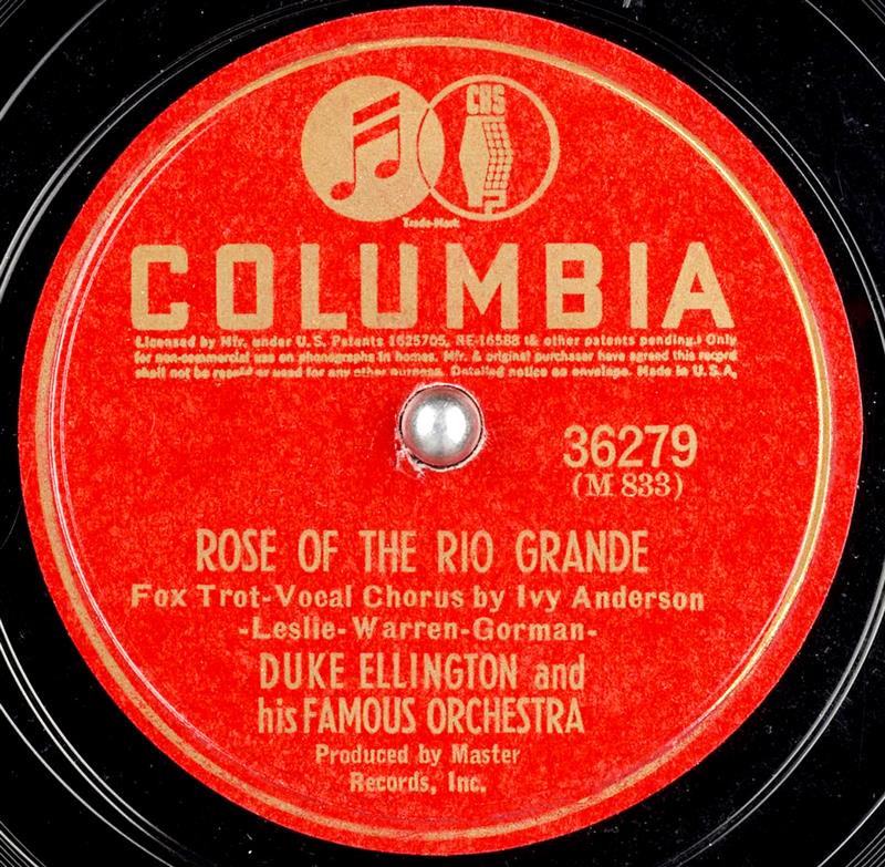 Rose of the Rio Grande - Columbia 36279