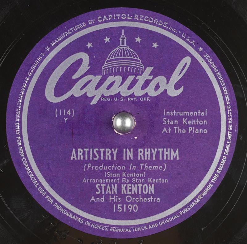 Artistry In Rhythm - Capitol 15190