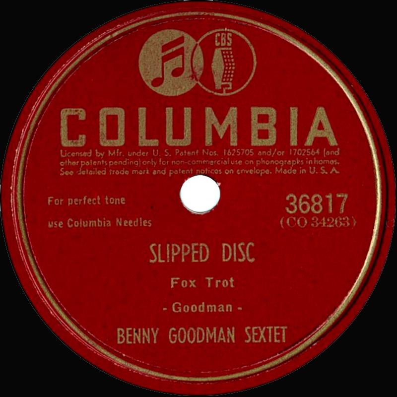 Slipped Disc - Columbia 36817