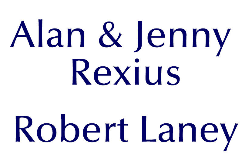 Alan & Jenny Rexius, Robert Laney