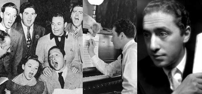 Harold Arlen; with Yip Harburg & Oz cast; with Bing Crosby.